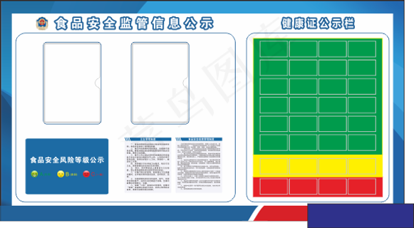 食品安全监督信息公示220 120cm