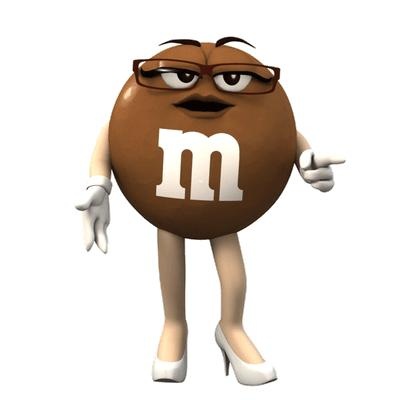 M&M 巧克力豆 PNG免抠(400x400)