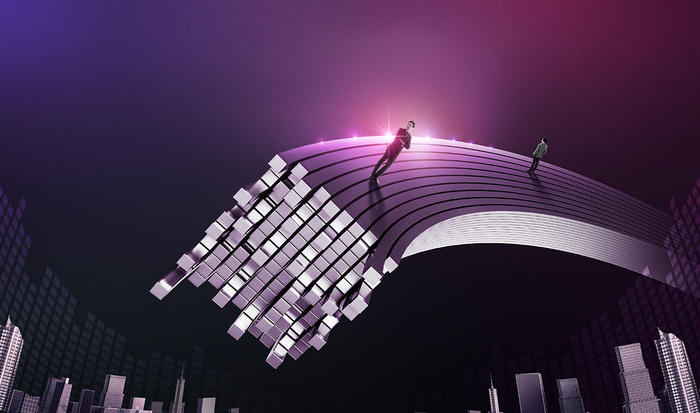 精美大气商务创意海报PSD分层素材 