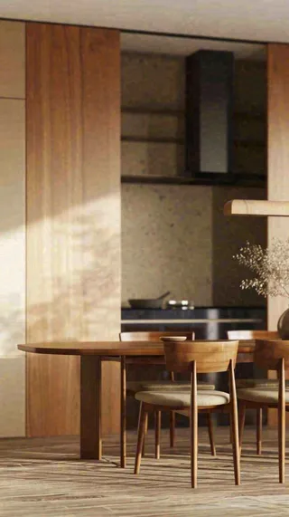 室内建筑家具摆件家装装修装饰桌椅简约摄影图