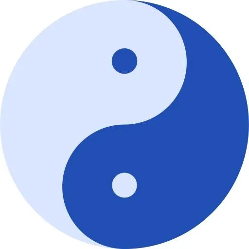 Yin and yang PNG免抠(2372x2371)