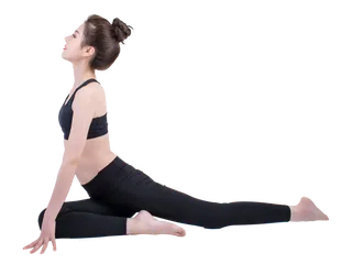 瑜伽人物免扣png