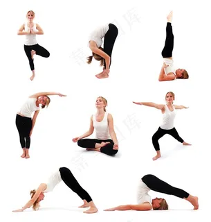 喜欢做瑜伽的美女