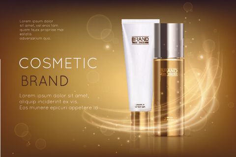 设计广告化妆品素材