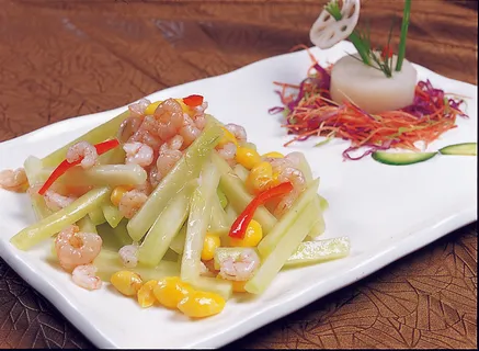 1009CS-0254四色炒虾仁 1009CS-0254四色炒虾仁