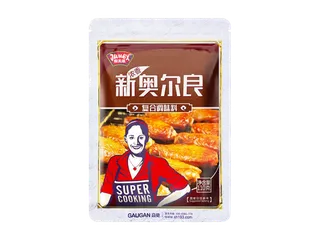 极美滋新奥尔良烤翅腌料超市商品白底图免抠实物摄影png格式图片透明底