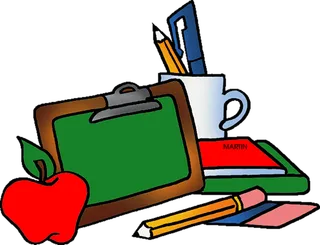 卡通书写板铅笔少儿兴趣班素材