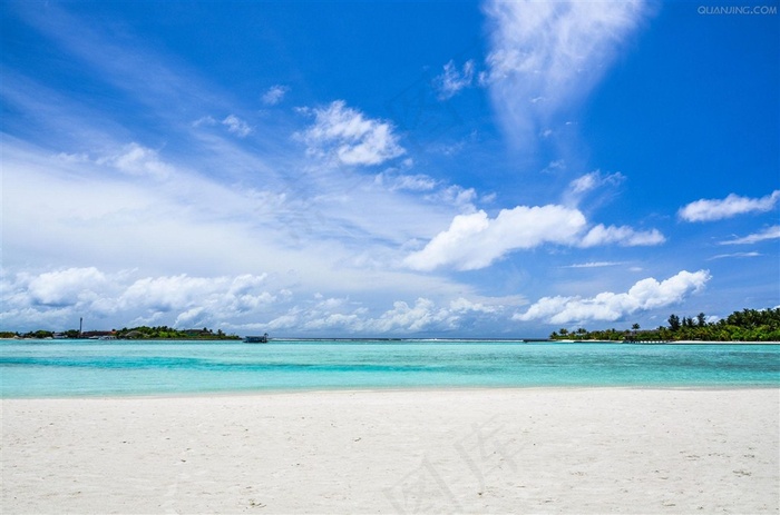 蓝天和白云交相辉映