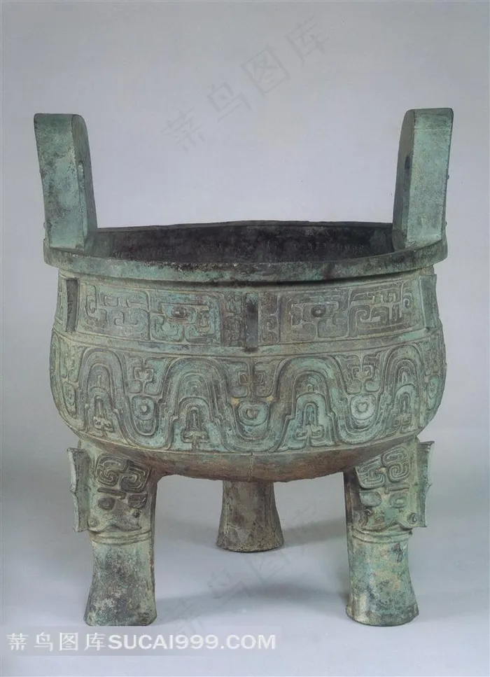 中国古代青铜香炉高清素材