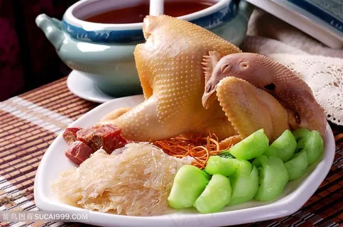 品菜胆炖鱼翅 品菜胆炖鱼翅