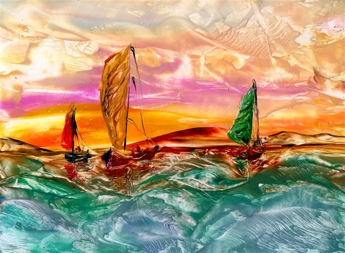 多姿多彩的大海