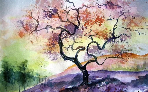 精美水彩风景画大图 精美水彩风景画大图