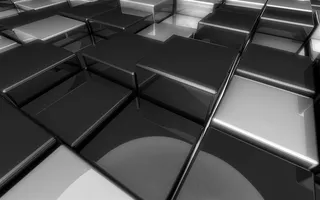 3D光滑立体方块背景高清图片