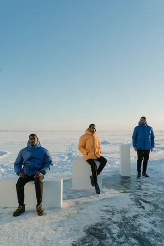 南北极探险冰天雪地摄影图