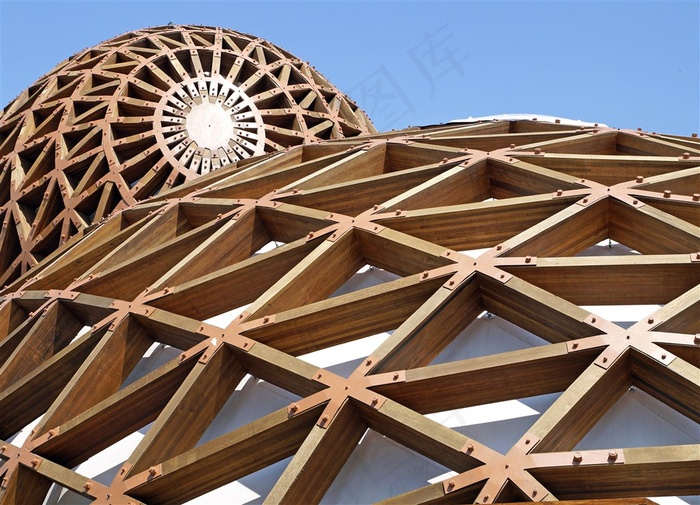 时尚木质建筑图