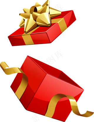 礼物礼盒礼包免扣PNG