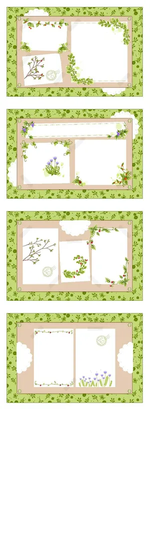 简约风名片海报边框图框素材AI矢量图 (144)