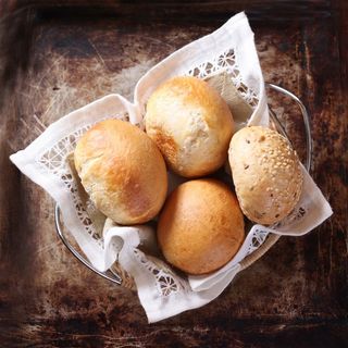 美味的圆形面包