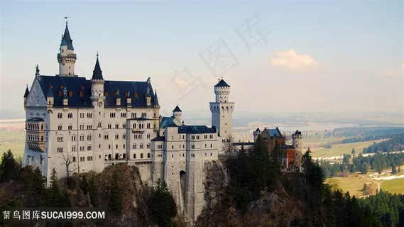 城堡建筑风景画壁纸 城堡建筑风景画壁纸