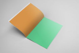 灰色简约大气画册样机