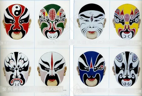 京剧脸谱图设计素材