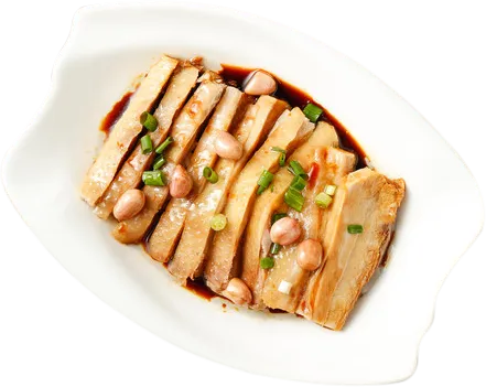 盘子里的鸡肉