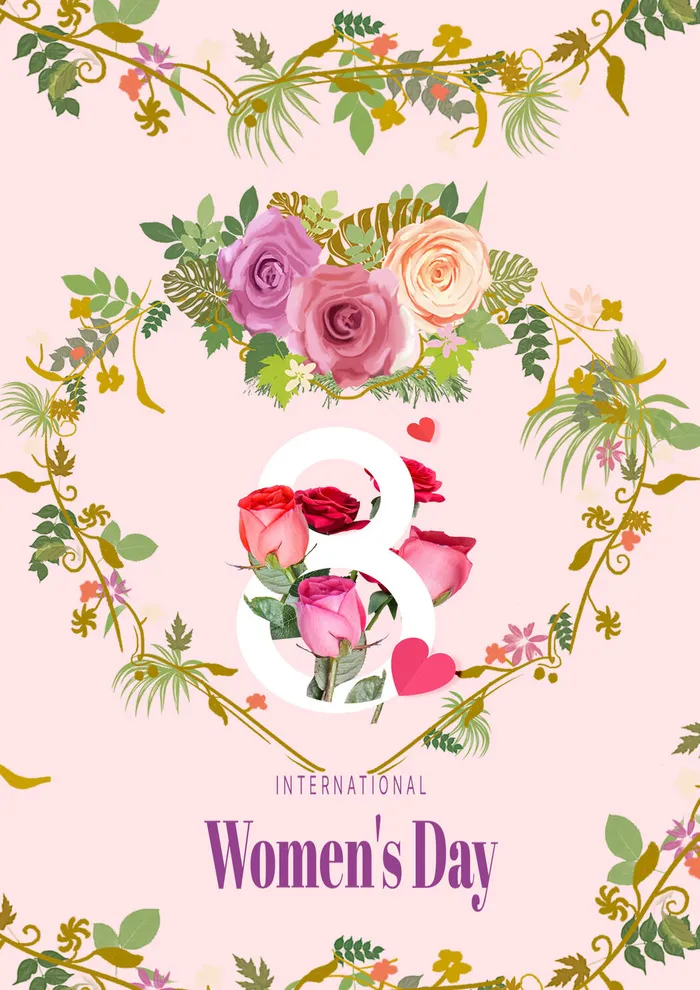 三八妇女节女神节psd素材psd模版下载