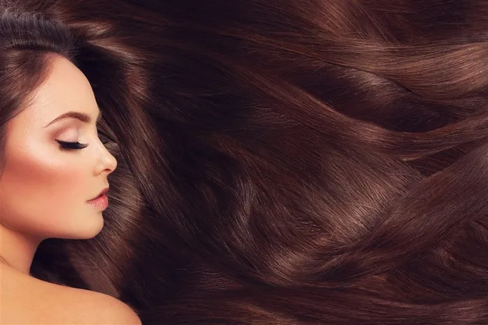 外国美女的黑色长头发高清摄影美容图片