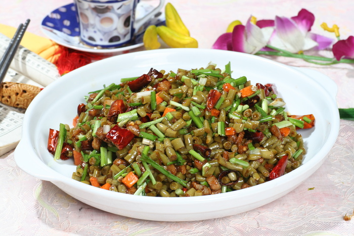 肉沫酸豆角