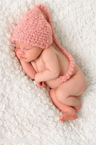 国外可爱小宝宝百日照图片