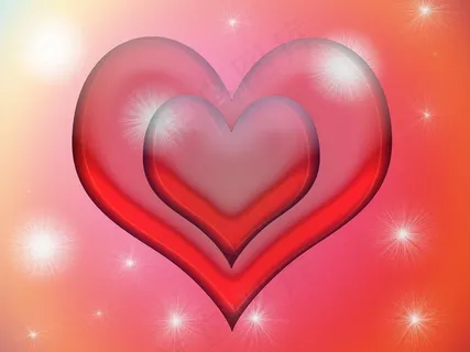 情人节心形背景图片