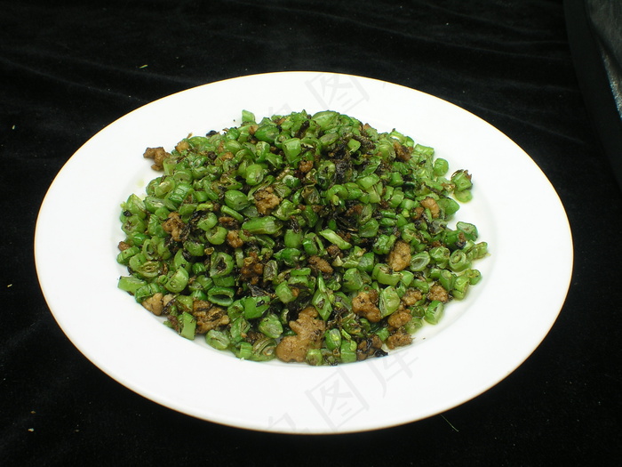 0486榄菜肉沫四季豆694