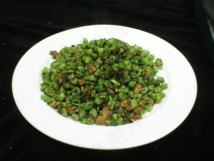 0486榄菜肉沫四季豆694 0486榄菜肉沫四季豆694