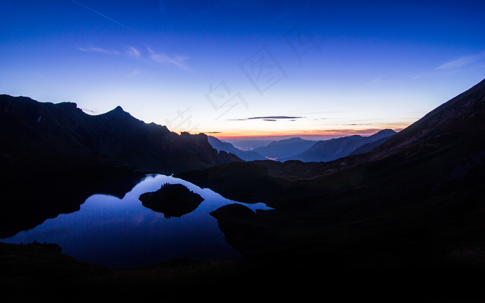 夕阳湖 夕阳 湖 唯美湖 唯美背景 