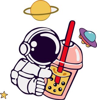 宇航员太空人卡通