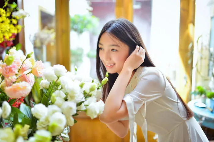 摄影图片人物美女模特照片