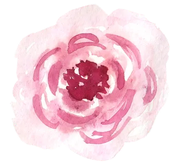 唯美森系手绘水彩花朵 免抠