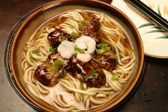 虾爆鳝面主食|小吃