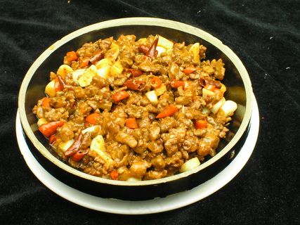 家常菜|美食|菜谱|菜单|0284莲花炒血鸭