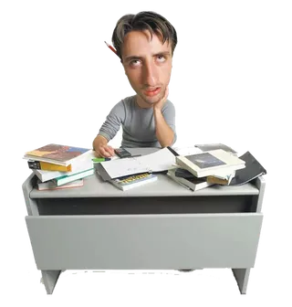 人物思考滑稽素材少儿兴趣班