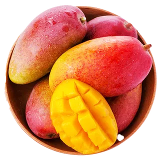 A-贵妃芒果水果超市商品白底图免抠实物摄影png格式图片透明底