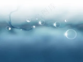小清新泡泡抽象