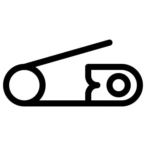 安全别针 PNG免抠(512x512)