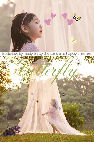 儿童潮童单片PSD模版120款