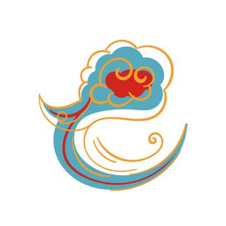 中国风中式国潮敦煌云纹祥云插画图案云朵云彩元素PSDAI设计素材