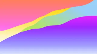 极简剪纸波浪弥散光渐变背景图