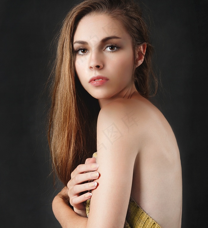 时尚清纯可爱的女孩摄影图片