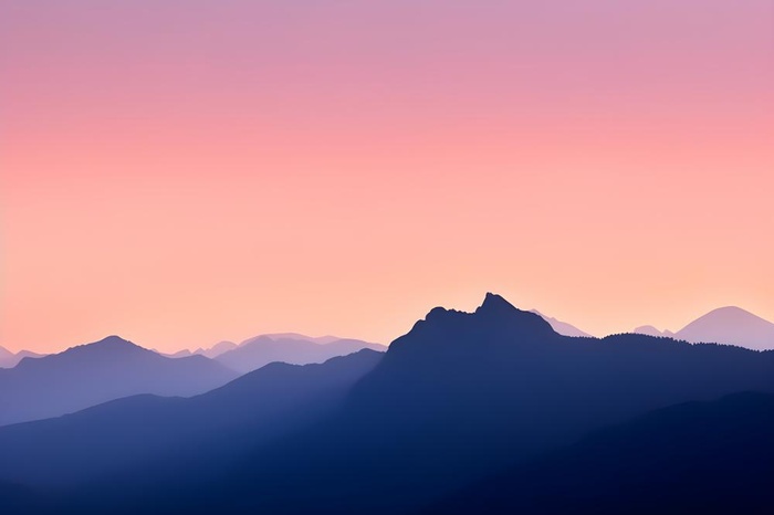 高山云雾意境背景(3600x2400)