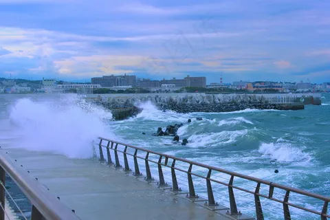 台风天大海图片 台风天大海图片