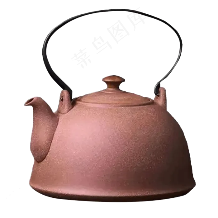 褐色深色茶壶
